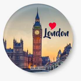 London Fridge Magnet, Big Ben Tower Fridge Magnet, - Houses Of Parliament, HD Png Download, Free Download