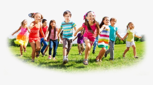 Depositphotos 32010675 Kids Running Enjoying Summer - Toddlers Running, HD Png Download, Free Download