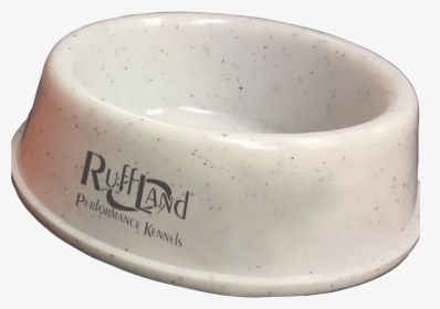 Dog Bowl By Ruff Land Kennels - Ceramic, HD Png Download, Free Download