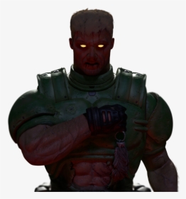 Quake Champions Doomguy Face , Png Download - Doomguy Quake Champions, Transparent Png, Free Download