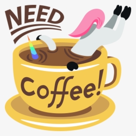 Emoji Inspired Stickers By Emojione™ Messages Sticker-5 - Transparent Png Unicorn Coffee, Png Download, Free Download