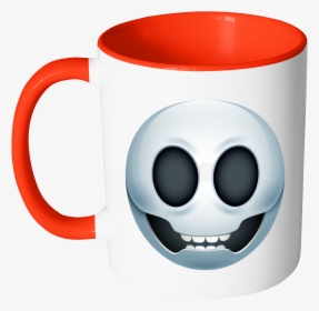 Emoji Skull Accent Mug - Color Mug, HD Png Download, Free Download