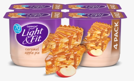 Dannon Light & Fit Peach Yogurt, HD Png Download, Free Download