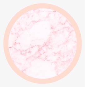 Marble Marbled Pink Circle Background Aesthetic Pastel - Circle, HD Png Download, Free Download