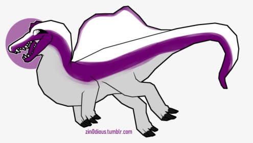 Demisexual Spinosaurus Requested By @poptart-puppy this - Cartoon, HD Png Download, Free Download