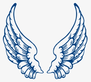 Angel, Wings, Blue, Feathers, Spread - Angel Wings, HD Png Download, Free Download