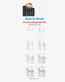 How To Draw Gru - Cómo Dibujar Al Grinch Paso A Paso, HD Png Download, Free Download