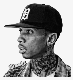 Black And White Neck Tattoos, HD Png Download, Free Download