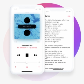 Transparent Apple Music Png - Ed Sheeran Perfect Music Player, Png Download, Free Download