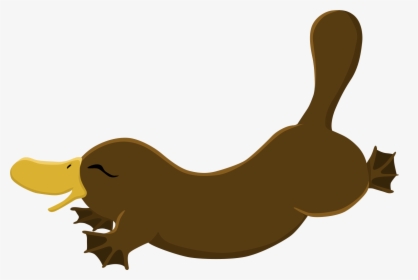 Fabric/ Surface Design With A Platypus , Png Download - Platypus Clipart, Transparent Png, Free Download