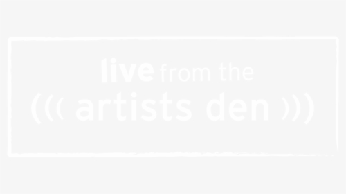 Live From The Artists Den - Johns Hopkins Logo White, HD Png Download, Free Download