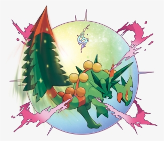 Mega Sceptile Card - Mega Sceptile, HD Png Download, Free Download