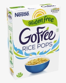 Nestle Gofree Rice Pops Gluten Free Cereal Box - Go Free Rice Pops, HD Png Download, Free Download
