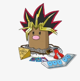 Diglett As Yami Yugi - Yugi Transparent, HD Png Download, Free Download