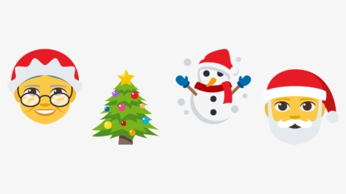 Transparent Christmas Emoji Png - Christmas Emojis, Png Download, Free Download