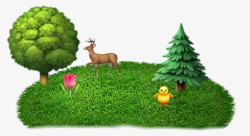Emoji Forest Sticker  used - Christmas Tree, HD Png Download, Free Download