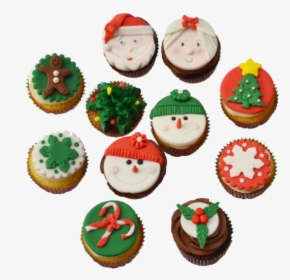 Christmas Cupcakes Toronto With Snowman Cupcakes Toppers, - Christmas Cupcakes Png, Transparent Png, Free Download