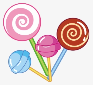 Vector Candy Png - Cartoon Lollipop Png, Transparent Png, Free Download