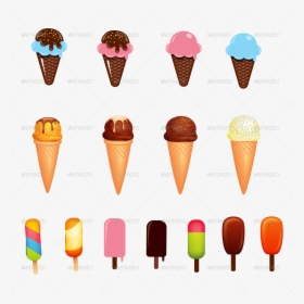 Candy Vector Ice - Ice Cream Candy Vector, HD Png Download, Free Download