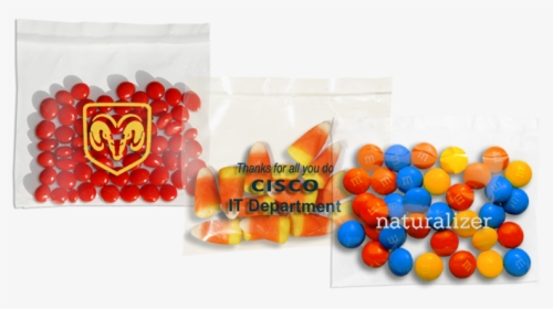 Plastic Bag With Mm Candy, HD Png Download, Free Download