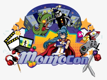 Momocon2 - - Momocon Art, HD Png Download, Free Download