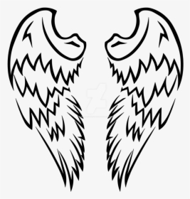 Angel Wings Tattoo Design By Wearwolfclothing On - Vector Angel Wings Png, Transparent Png, Free Download