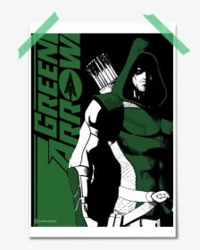 Green Arrow Minimalist Poster - Green Arrow Poster, HD Png Download, Free Download