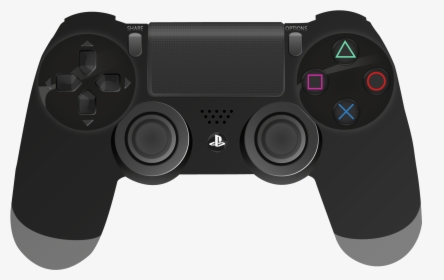 Controller Clipart Playstation 4 Controller - Dualshock 4 Png Art, Transparent Png, Free Download