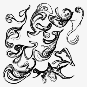 Distorted Swirls, Looks Like Liquid Swirls - Illustration, HD Png Download, Free Download