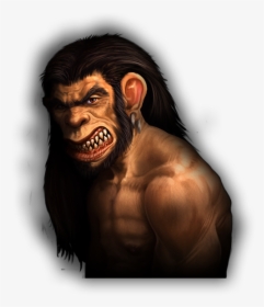 Caveman - Monkey, HD Png Download, Free Download