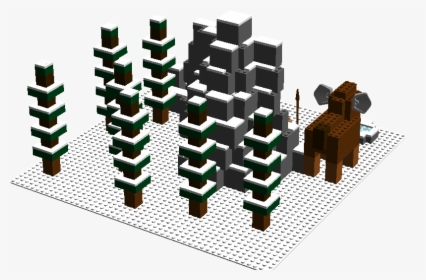 Caveman Png Download - Lego Caveman Vs Lego Mammoth, Transparent Png, Free Download