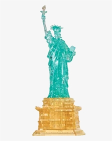 3d Crystal Puzzle Deluxe - 3d Crystal Puzzle Statue Of Liberty, HD Png Download, Free Download