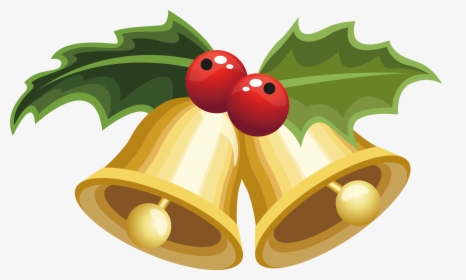 Christmas Bells With Mistletoe Png Clipart Image​ - Christmas Mistletoe Clipart, Transparent Png, Free Download