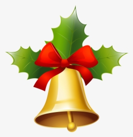 Golden Christmas Bell Png Clipart Image - Clipart Picture Of Christmas Bell, Transparent Png, Free Download