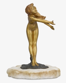Bergman Vienna Nude Bronze Sculpture - Statue, HD Png Download, Free Download