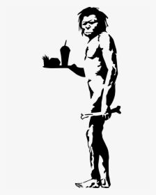 Banksy Caveman, HD Png Download, Free Download