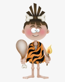 Dibujo Niños Prehistoria, HD Png Download, Free Download