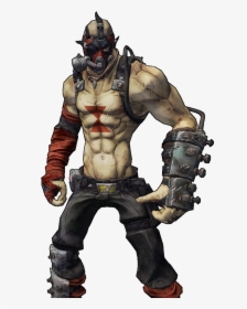 Transparent Guts Png - Borderlands 2 Psycho Png, Png Download, Free Download