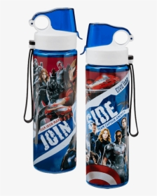 Captain America Civil War Tritan Sport Bottle - Water Bottle, HD Png Download, Free Download