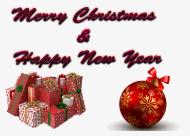 Christmas And New Year Png Free Background - Christmas Ornament, Transparent Png, Free Download