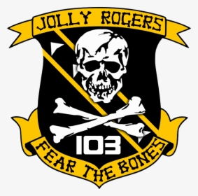 Bsg Vfs-103 Jolly Rogers Squadron Insignia By Viperaviator - Jolly Roger Fear The Bones, HD Png Download, Free Download