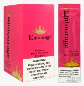 Entourage Pink Duchess Box And Foil Pack - Entourage Cigars, HD Png Download, Free Download