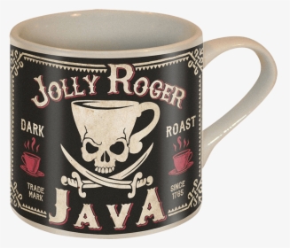 Jolly Roger Java Coffee Mug - Green Pirate, HD Png Download, Free Download