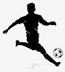 Football Player Dribbling - Football Player Vector Png, Transparent Png, Free Download