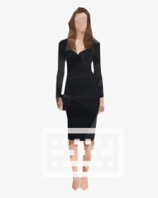 Silhouette Cartoon Illustration - Womens Gucci Clothing, HD Png Download, Free Download