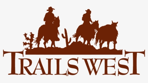 Trails West Gate Company - Silhouette, HD Png Download, Free Download