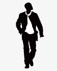 Silhouette Model Male - Man Silhouette Vector Png, Transparent Png, Free Download