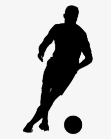 Football Silhouette - Soccer Player Silhouette, HD Png Download, Free Download