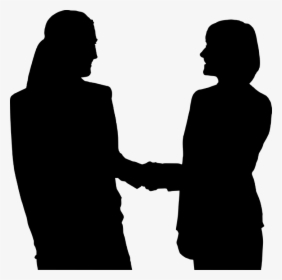 Silhouette, Business, Agreement, Businesswoman, Hands - News Reporter Silhouette Png, Transparent Png, Free Download