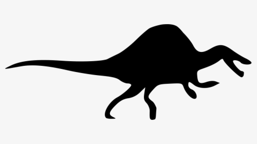 Spinosaurus Silhouette Png, Transparent Png, Free Download